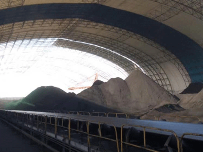 上饶煤棚料仓网架